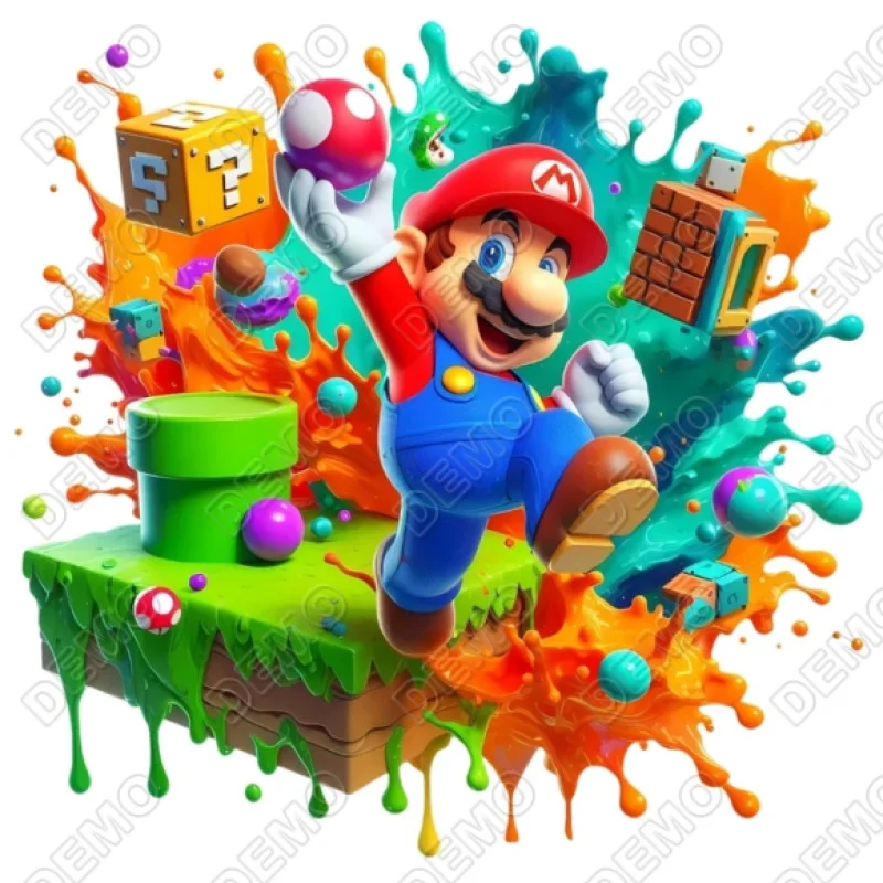 Super Mario   DTF Iron on Transfer  - Ready to Press  #70