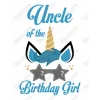 Unicorn Birthday Choose Family Member DTF Iron on Transfer