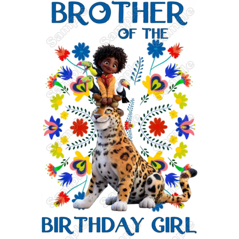 Encanto Family Member Birthday DTF Iron on Transfer - Ready to Press Encanto Family Member Birthday DTF Iron on Transfer - Ready to Press