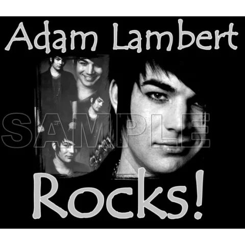 Adam Lambert DTF Iron on Transfer - Ready to Press #1 Adam Lambert DTF Iron on Transfer - Ready to Press #1
