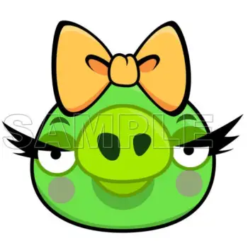 Angry Birds  Pig DTF Iron on Transfer  - Ready to Press  #11