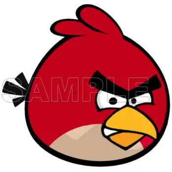 Angry Birds Red Bird DTF Iron on Transfer  - Ready to Press  #7