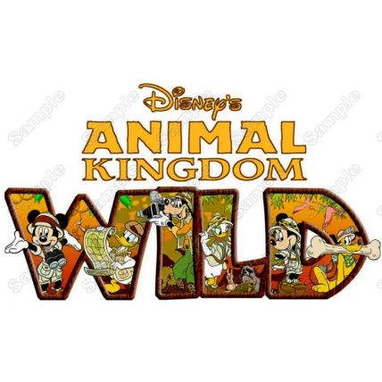 Animal Kingdom DTF Iron on Transfer - Ready to Press Animal Kingdom DTF Iron on Transfer - Ready to Press