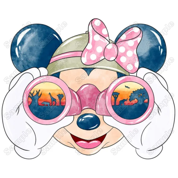 Animal Kingdom Safari Minnie Mouse Ears T shirt Iron on Transfer Animal Kingdom Safari Minnie Mouse Ears T shirt Iron on Transfer
