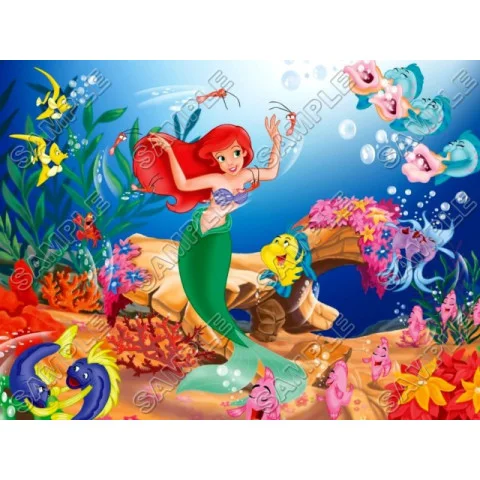 Ariel The Little Mermaid DTF Iron on Transfer - Ready to Press #32