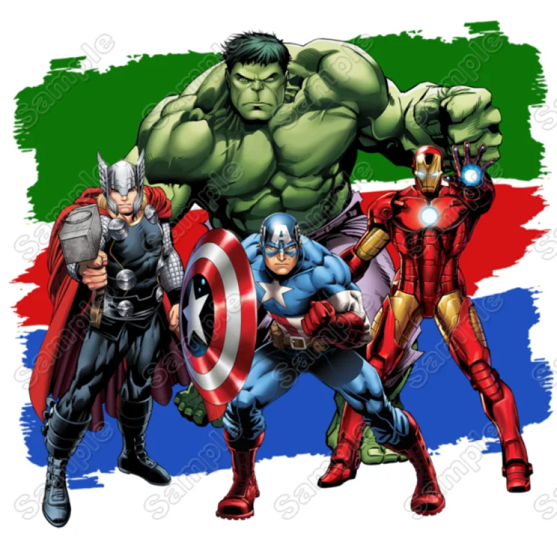 Avengers DTF Iron on Transfer - Ready to Press Avengers DTF Iron on Transfer - Ready to Press