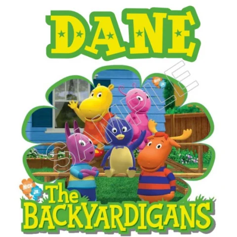 Backyardigans Personalized Custom DTF Iron on Transfer - Ready to Press #115 Backyardigans Personalized Custom DTF Iron on Transfer - Ready to Press #115