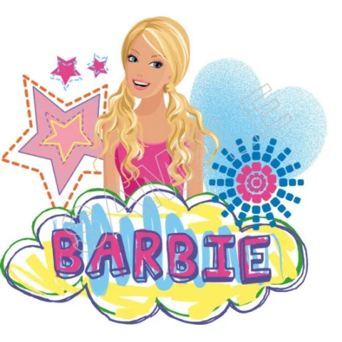 Barbie DTF Iron on Transfer - Ready to Press #6
