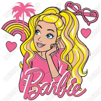 Barbie Movie  DTF Iron on Transfer - Ready to Press 