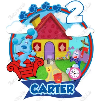 Blues Clues Birthday  Custom  DTF Iron on Transfer