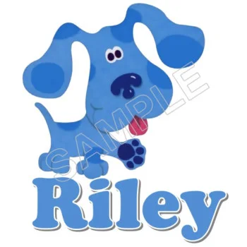Blues Clues Personalized  Custom  DTF Iron on Transfer - Ready to Press #51
