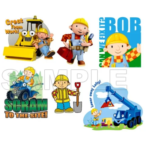 Bob the Builder DTF Iron on Transfer - Ready to Press #2 Bob the Builder DTF Iron on Transfer - Ready to Press #2