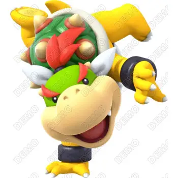Bowser Jr. Super Mario   DTF Iron on Transfer  - Ready to Press  