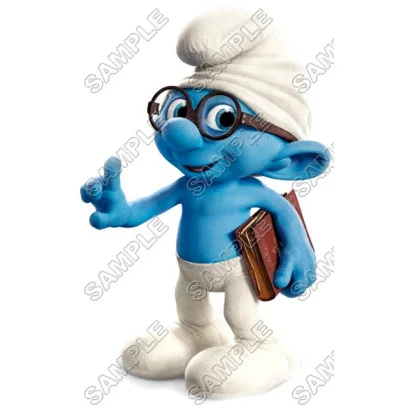 Brainy Smurf  DTF Iron on Transfer - Ready to Press #19