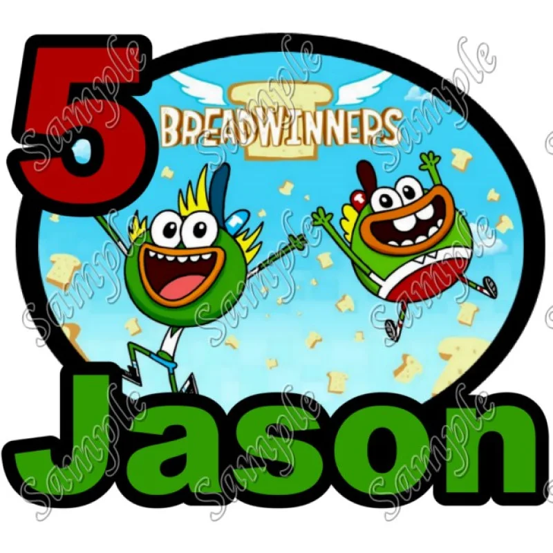 Breadwinners Birthday Personalized Custom DTF Iron on Transfer - Ready to Press #2 Breadwinners Birthday Personalized Custom DTF Iron on Transfer - Ready to Press #2