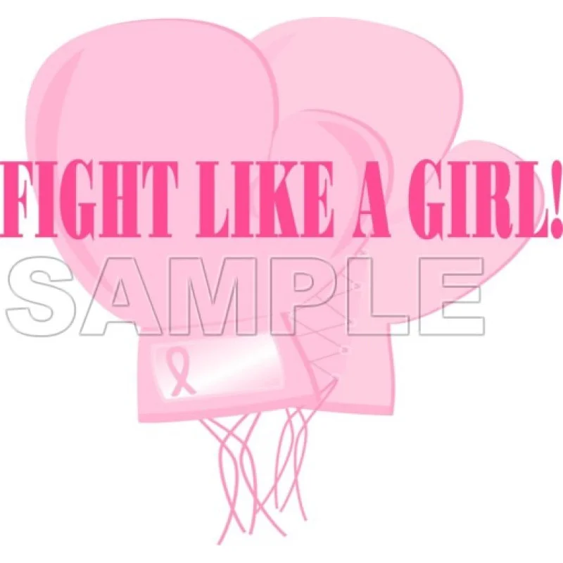 Breast Cancer Awareness ~ Fight Like A Girl ~ DTF Iron on Transfer - Ready to Press #19 Breast Cancer Awareness ~ Fight Like A Girl ~ DTF Iron on Transfer - Ready to Press #19