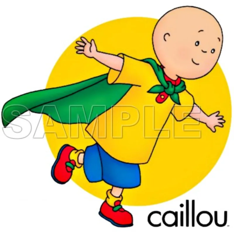 Caillou DTF Iron on Transfer - Ready to Press #4 Caillou DTF Iron on Transfer - Ready to Press #4
