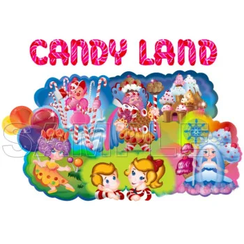 Candy Land DTF Iron on Transfer - Ready to Press #1