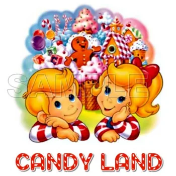 Candy Land DTF Iron on Transfer - Ready to Press #2