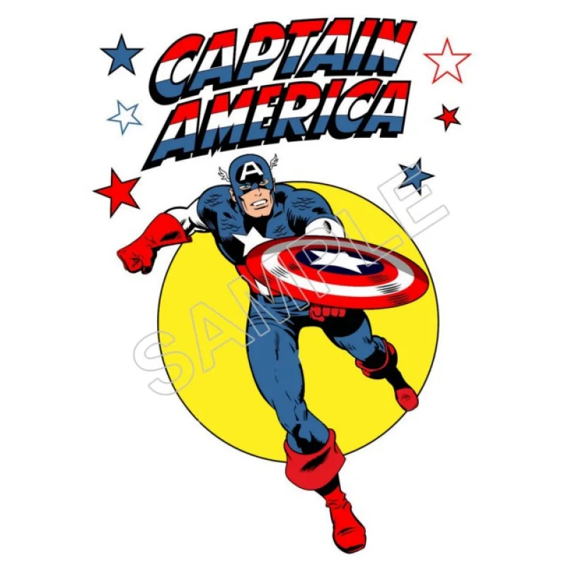 Captain America DTF Iron on Transfer - Ready to Press #66 Captain America DTF Iron on Transfer - Ready to Press #66