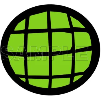 Captain Planet Logo DTF Iron on Transfer - Ready to Press #2