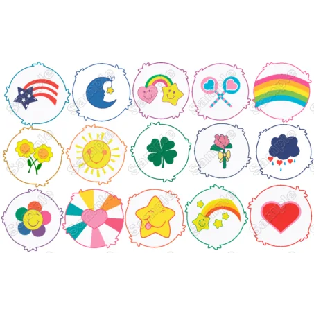 Care Bear Tummies Belly Symbol Costume DTF Iron on Transfer - Ready to Press Care Bear Tummies Belly Symbol Costume DTF Iron on Transfer - Ready to Press