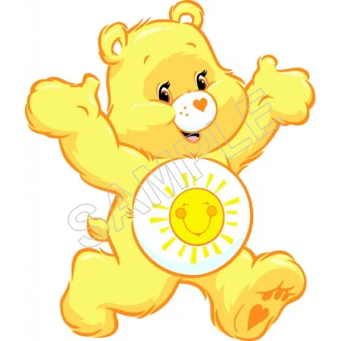 Care Bears Funshine  DTF Iron on  Transfer - Ready to Press #1