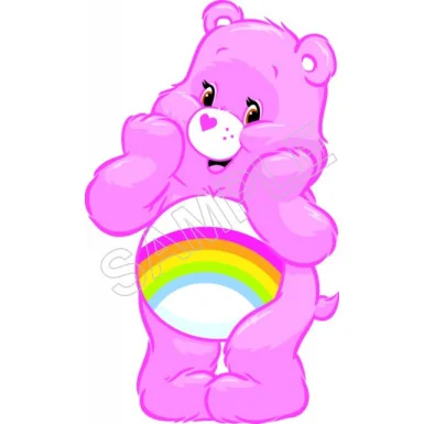 Care Bears Rainbow DTF Iron on Transfer - Ready to Press #2 Care Bears Rainbow DTF Iron on Transfer - Ready to Press #2