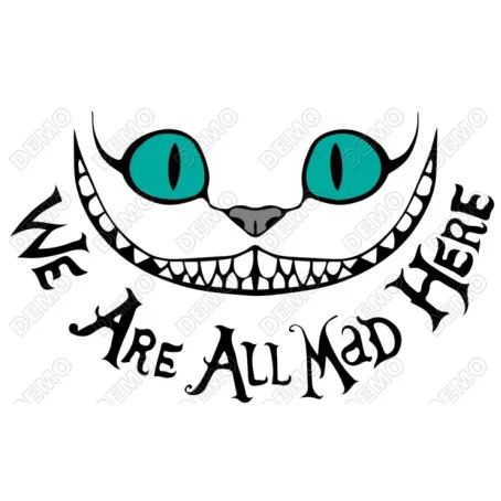 Cheshire Cat DTF Heat Iron on Transfer Cheshire Cat DTF Heat Iron on Transfer