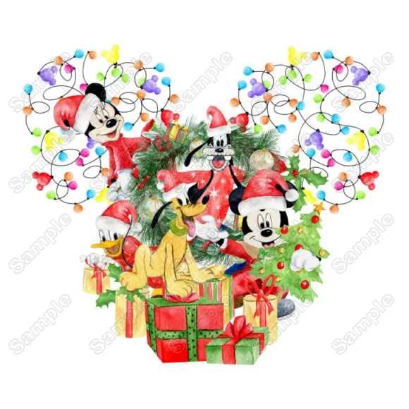 Christmas Disney World Goofy Pluto Mickey DTF Iron on Transfer - Ready to Press Christmas Disney World Goofy Pluto Mickey DTF Iron on Transfer - Ready to Press