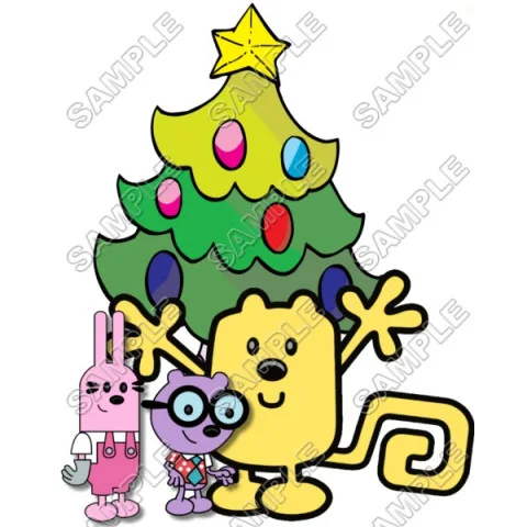 Christmas Wow Wubbzy  DTF Iron on Transfer - Ready to Press #48