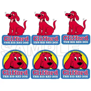 Clifford the Big Red Dog  DTF Iron on Transfer  - Ready to Press  #1