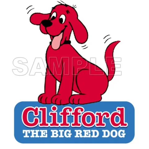 Clifford the Big Red Dog DTF Iron on Transfer - Ready to Press #2 Clifford the Big Red Dog DTF Iron on Transfer - Ready to Press #2