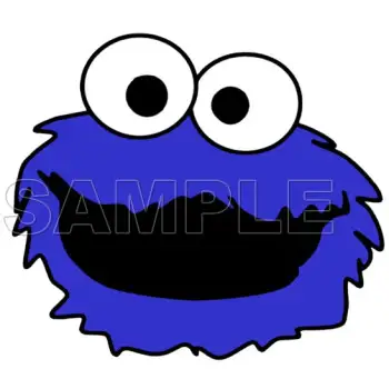 Cookie Monster DTF Iron on Transfer - Ready to Press #2