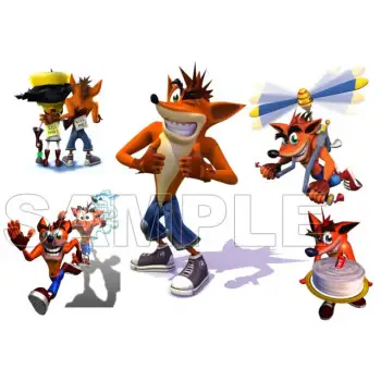 Crash Bandicoot DTF Iron on Transfer - Ready to Press #1