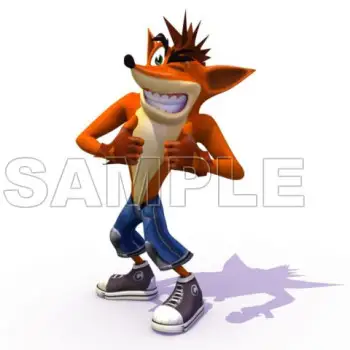 Crash Bandicoot DTF Iron on Transfer - Ready to Press #2