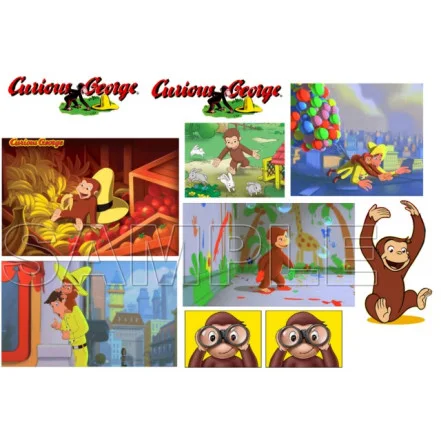Curious George DTF Iron on Transfer - Ready to Press #5 Curious George DTF Iron on Transfer - Ready to Press #5