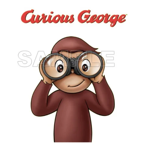 Curious George DTF Iron on Transfer - Ready to Press #8 Curious George DTF Iron on Transfer - Ready to Press #8