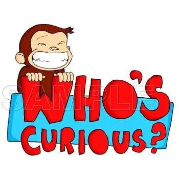 Curious George DTF Iron on Transfer - Ready to Press #9