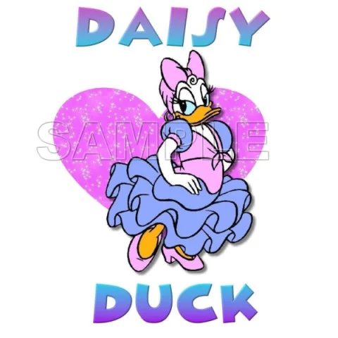 Daisy Duck DTF Iron on Transfer - Ready to Press #5 Daisy Duck DTF Iron on Transfer - Ready to Press #5