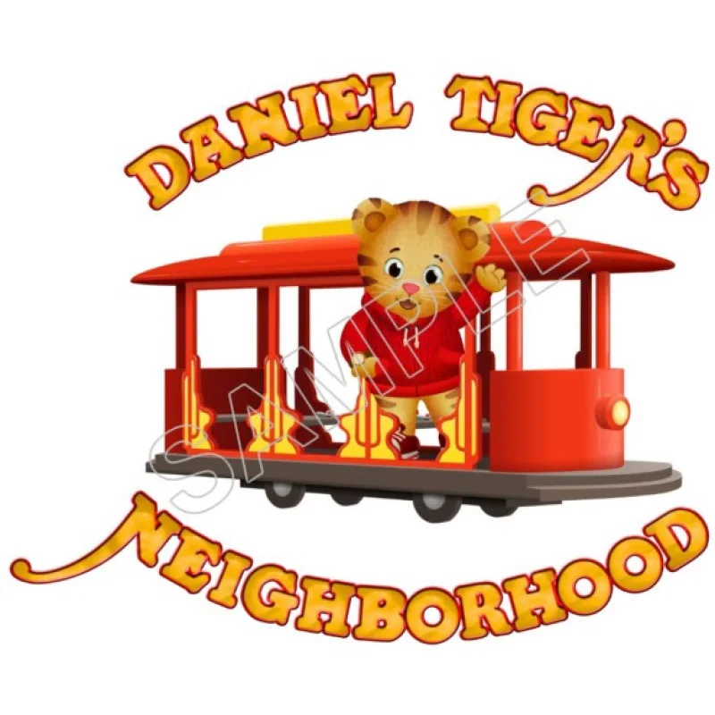 Daniel Tigers Neighborhood DTF Iron on Transfer - Ready to Press #2 Daniel Tigers Neighborhood DTF Iron on Transfer - Ready to Press #2