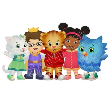 Daniel Tigers Neighborhood DTF Iron on Transfer - Ready to Press #3 Daniel Tigers Neighborhood DTF Iron on Transfer - Ready to Press #3