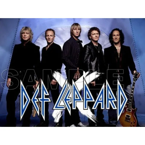 Def Leppard DTF Iron on Transfer - Ready to Press #2 Def Leppard DTF Iron on Transfer - Ready to Press #2