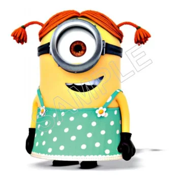 Despicable Me Minion Girl  DTF Iron on Transfer - Ready to Press #96