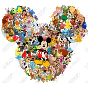 Disney Characters Mickey ears  DTF Iron on Transfer - Ready to Press 