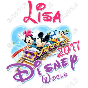 Disney Disneyland Vacation Cruise  Personalized  Custom  DTF Iron on Transfer - Ready to Press #3