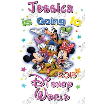 Disney Disneyland Vacation Cruise Personalized Custom DTF Iron on Transfer - Ready to Press #70