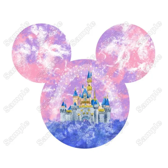 Disney Magic Kingdom Mickey ears  Heat  Iron on Transfer  - Ready to Press