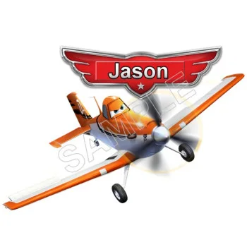 Disney Planes  Birthday  Personalized  Custom  DTF Iron on Transfer - Ready to Press #20