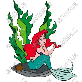 Disney Princess Ariel Little Mermaid  DTF Iron on Transfer - Ready to Press #5